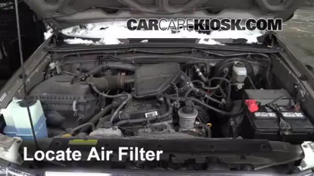 2008 Toyota Tacoma 2.7L 4 Cyl. Extended Cab Pickup (4 Door) Filtre à air (moteur) Changement